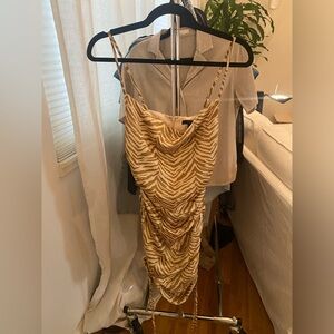 Forever 21 Creme Tiger Dress